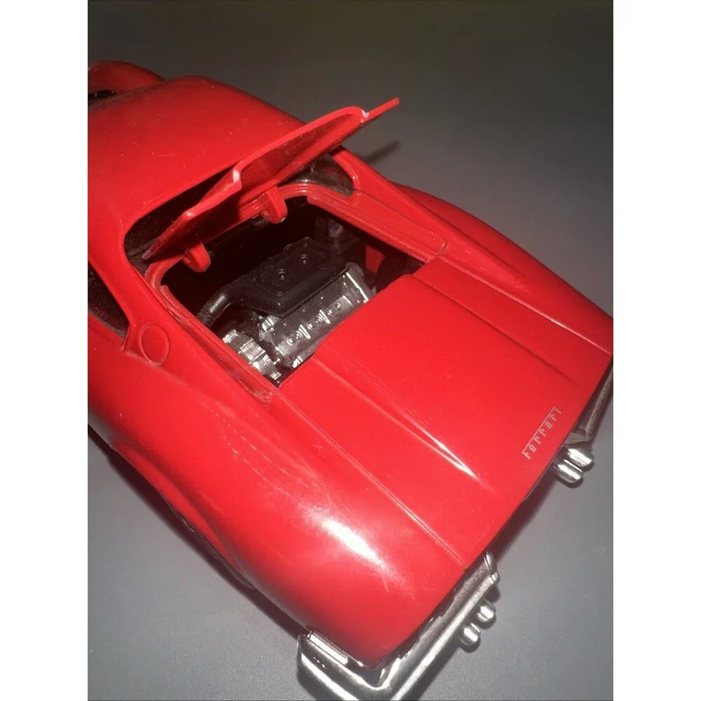 Vintage Anson 1/18 Red Dino 246 GT Ferrari Diecast Metal Model Car
